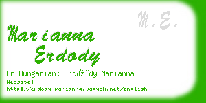 marianna erdody business card